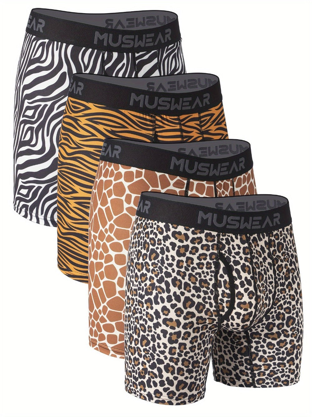 Men's Boxer Briefs - Moisture Wicking Soft