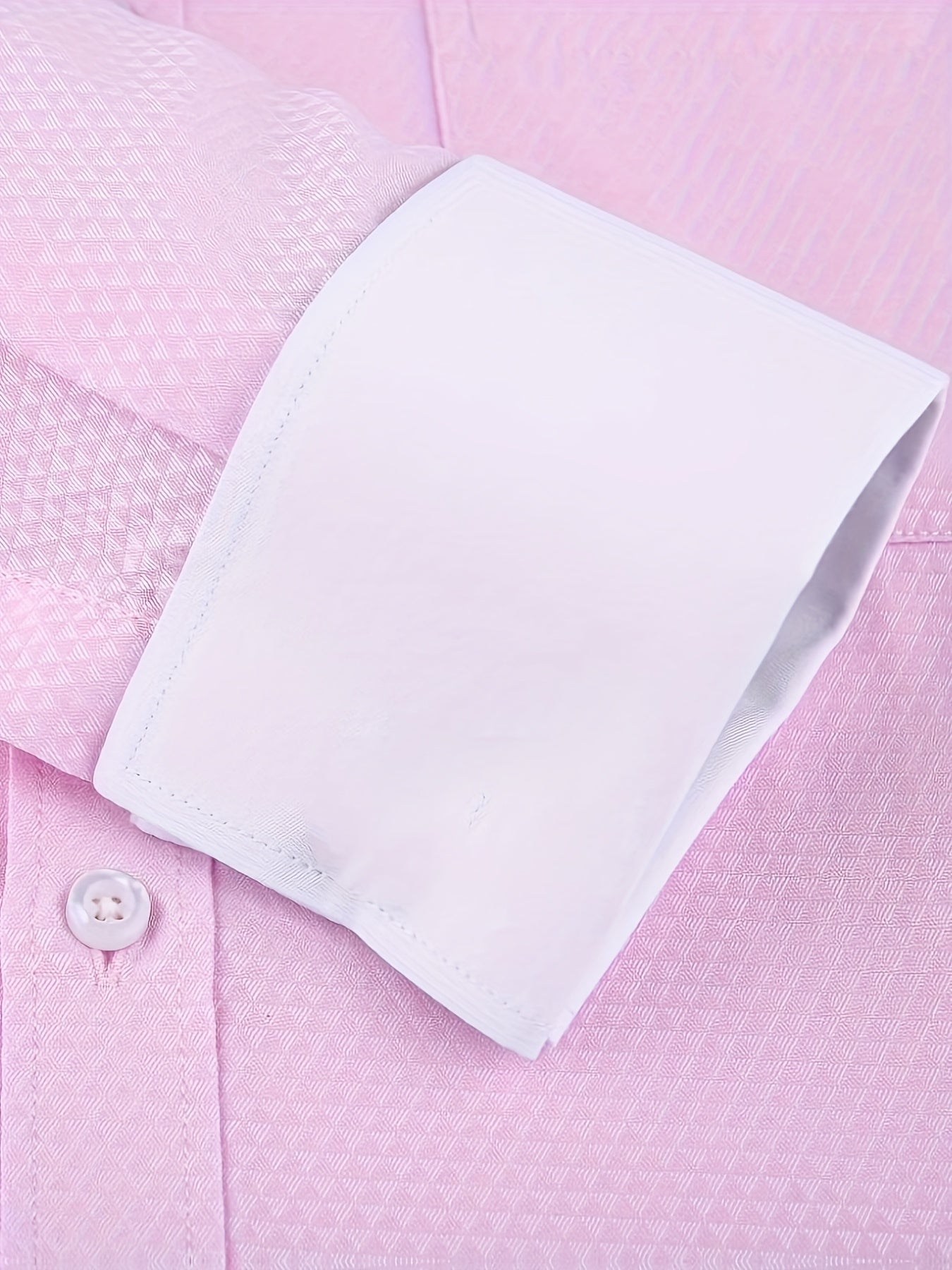 Men'S Striped Dress Shirt Long Sleeve - Premium Formal Shirt for Business, Weddings & Events, Lapel Collar, Single-Breasted, Wrinkle Resistant, Comfort Fit, Classic Office And Party Attire