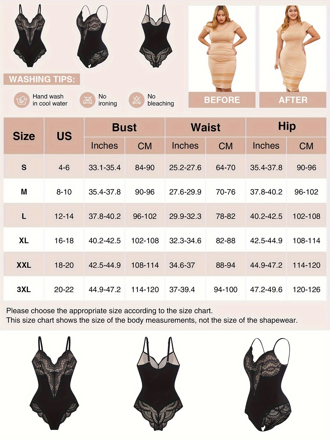 Bodysuits For Women Lace Shapewear, Summer Sling Body Suit Tummy Control Body Shaper
