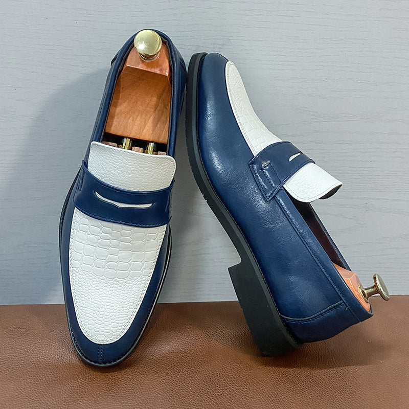 Men's Black And White Shoes - product view 4