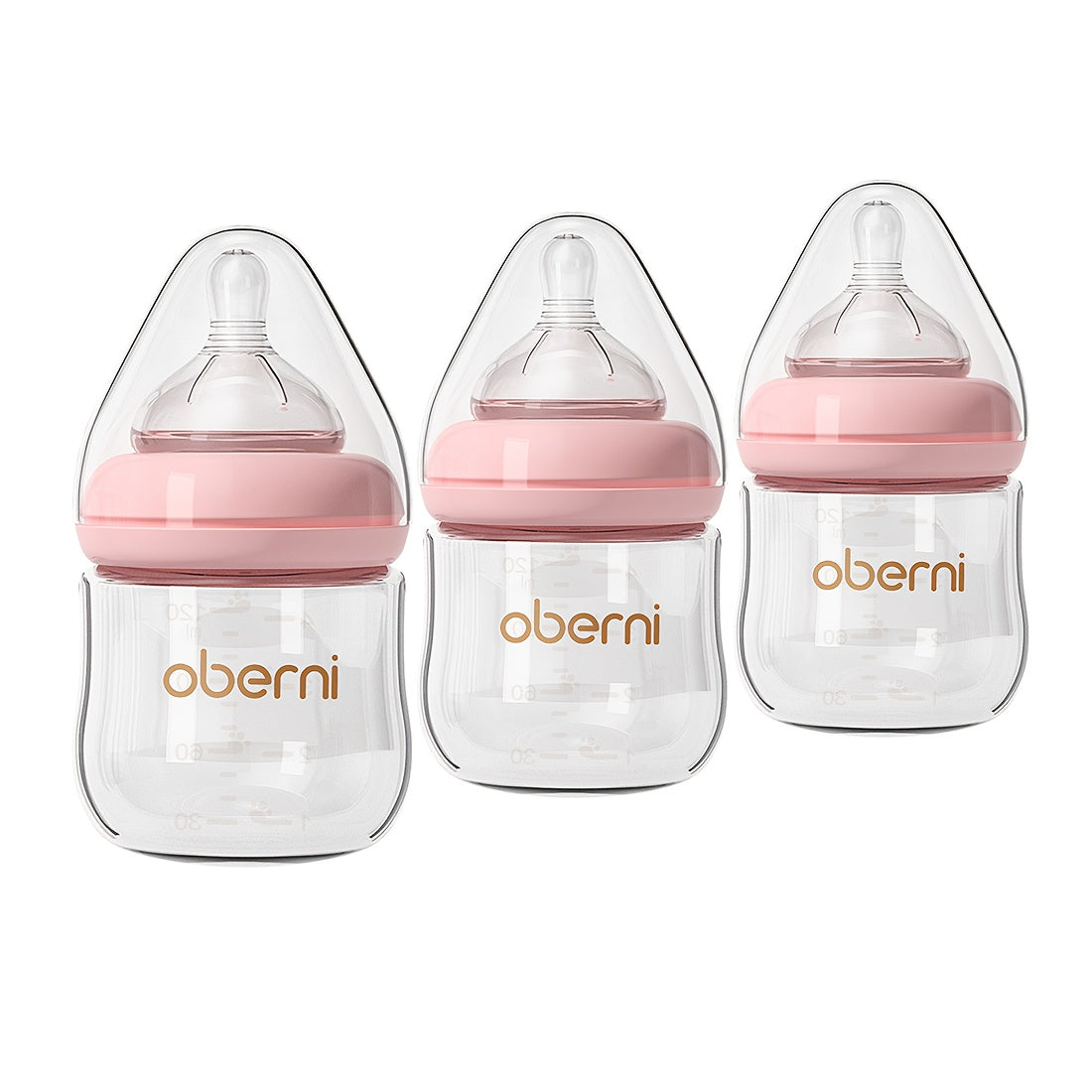 Baby Bottle - Anti-Colic Glass Oberni 4Oz