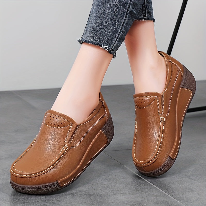 Spring New Cover Platform Small White Shoes Cover Platform Platform Platform Heel A Foot Wearing A Lazy Large Soft-soled Casual Women's Shoes, Women Shoes, Sneakers