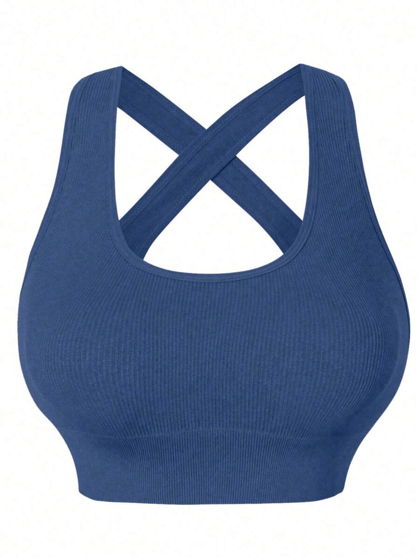 Three Sets of Seamless Women'S Sportswear Suits, Featuring High Elasticity, See-Through Back Bras And Tight-Fitting Short Pants for Enhancing Buttocks