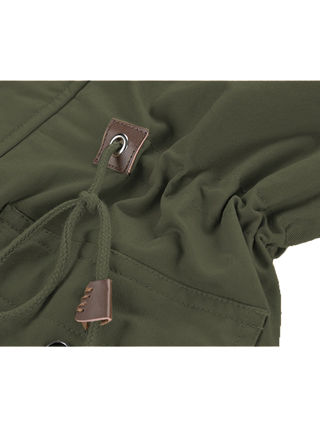 Men'S Jackets Fleece Lined Work Coats Warm Cargo Jackets with Hood