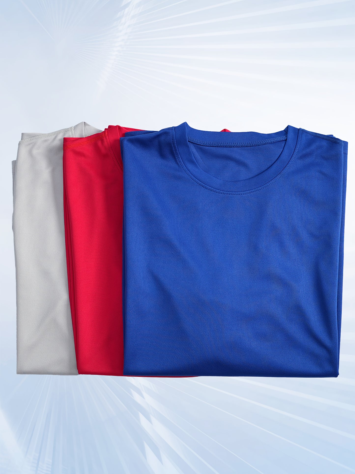 5pcs Men's Quick-Dry Long Sleeve T-Shirts | Breathable Moisture-Wicking for Running/Gym/Training | Stretchy & | Machine Washable & Anti-Odor