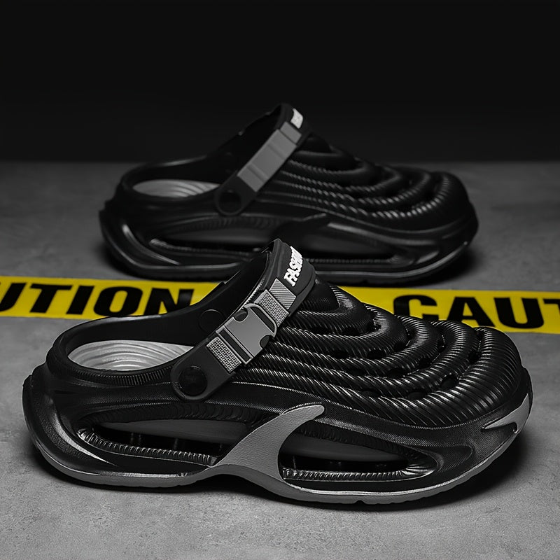 Men's Slippers - Non-Slip Sole Slip-On for Beach & Water