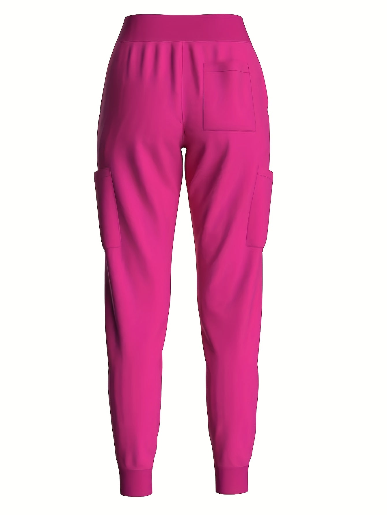 Scrubs Set for Women Nurse Uniform Jogger Suit Stretch Top & Pants with Multi Pocket for Nurse Esthetician Workwear
