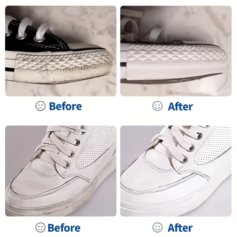 10.14oz No-Rinse Professional Shoe Cleaner Foam - Powerful Stain & Black Spot Remover, Fast-Acting Formula for All Shoe Types, Waterless & Easy