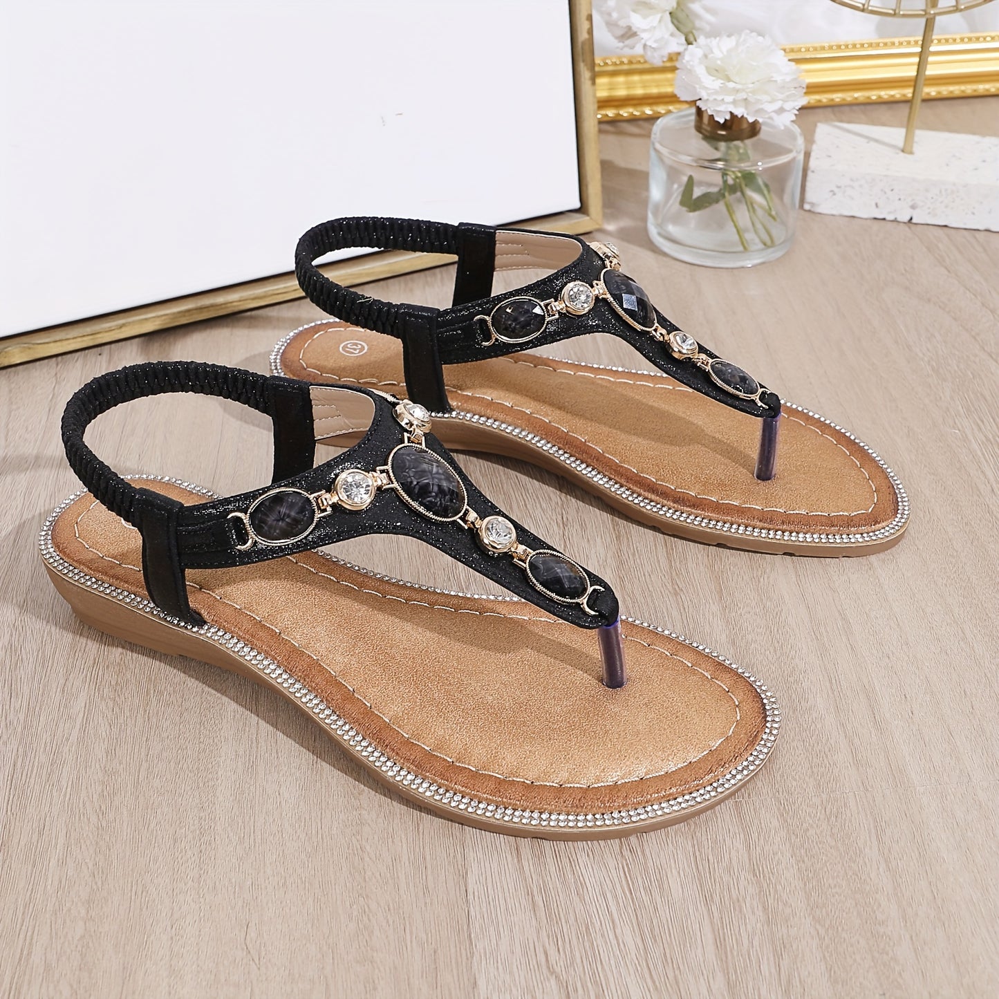 New Summer Breathable Thong Sandals with a Versatile One-Strap Design, Perfect for Niche Fashion., Women Shoes