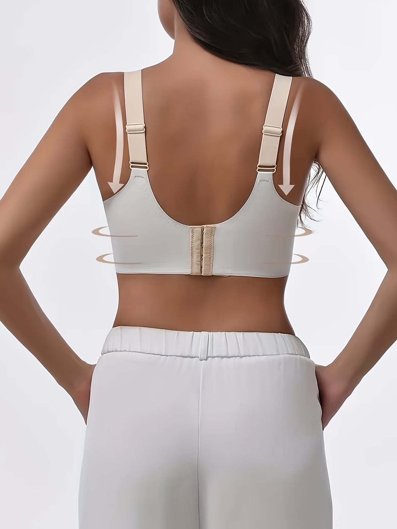 8pcs Set Of Women's High-intensity Sports Bra - Shock-absorbing, Anti Sagging Lining Design, Breathable Elastic Sports Top