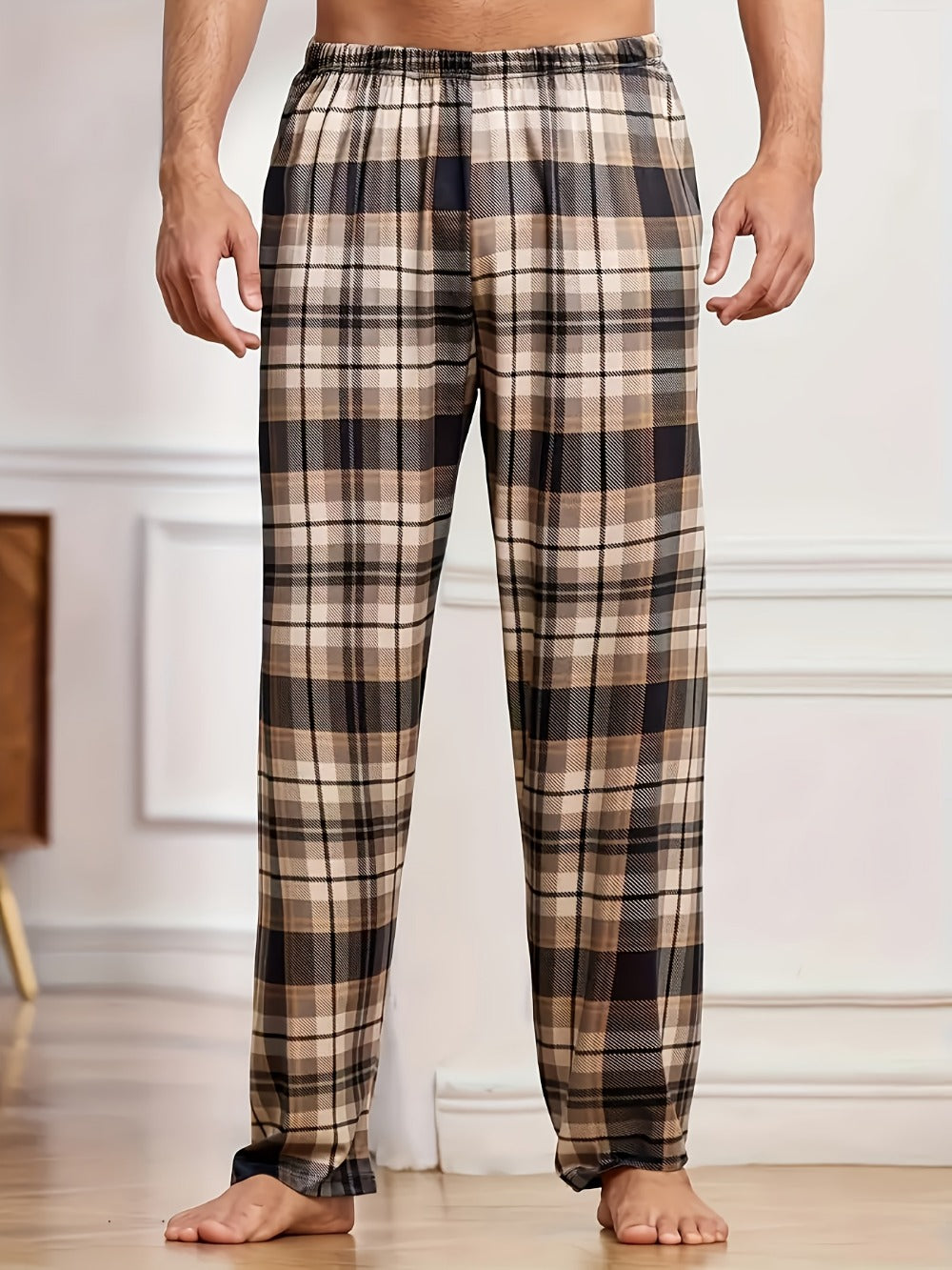 Men's Pajama Pants - Plaid Style 165733
