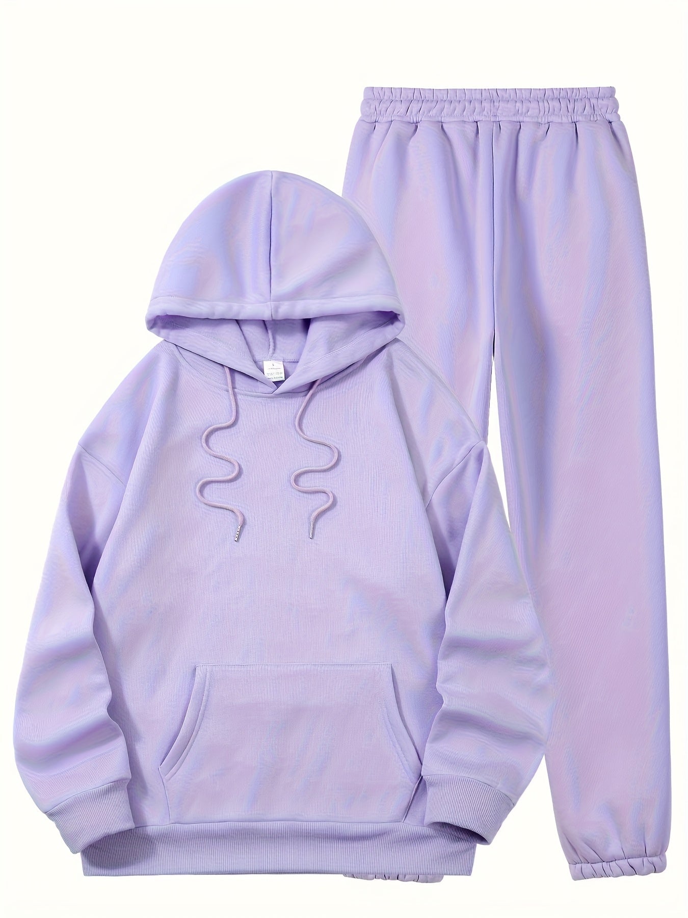 Two Piece Set Women Outfits Women'S Summer Hoodie And Printed Sweatpants Set, Lightweight And Breathable, Machine Washable, Pocket Details, Women'S Fitness Room Sportswear, Summer Outfits For Women, Women Clothing