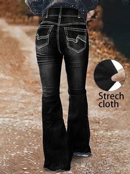 Black High-Waist Jeans - product view 10