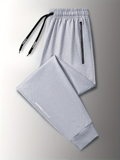 3pcs, Men's Pants Sports Casual, Stretch Loose, Premium, Zipper Leg Pants, Outdoor, Gifts, Men's Sweatpants,, Sweatpants Men, Joggers for Men, Pants for Men, Men's Trousers, Gifts for Men, Mens Christmas Gifts, Mens Gifts Ideas