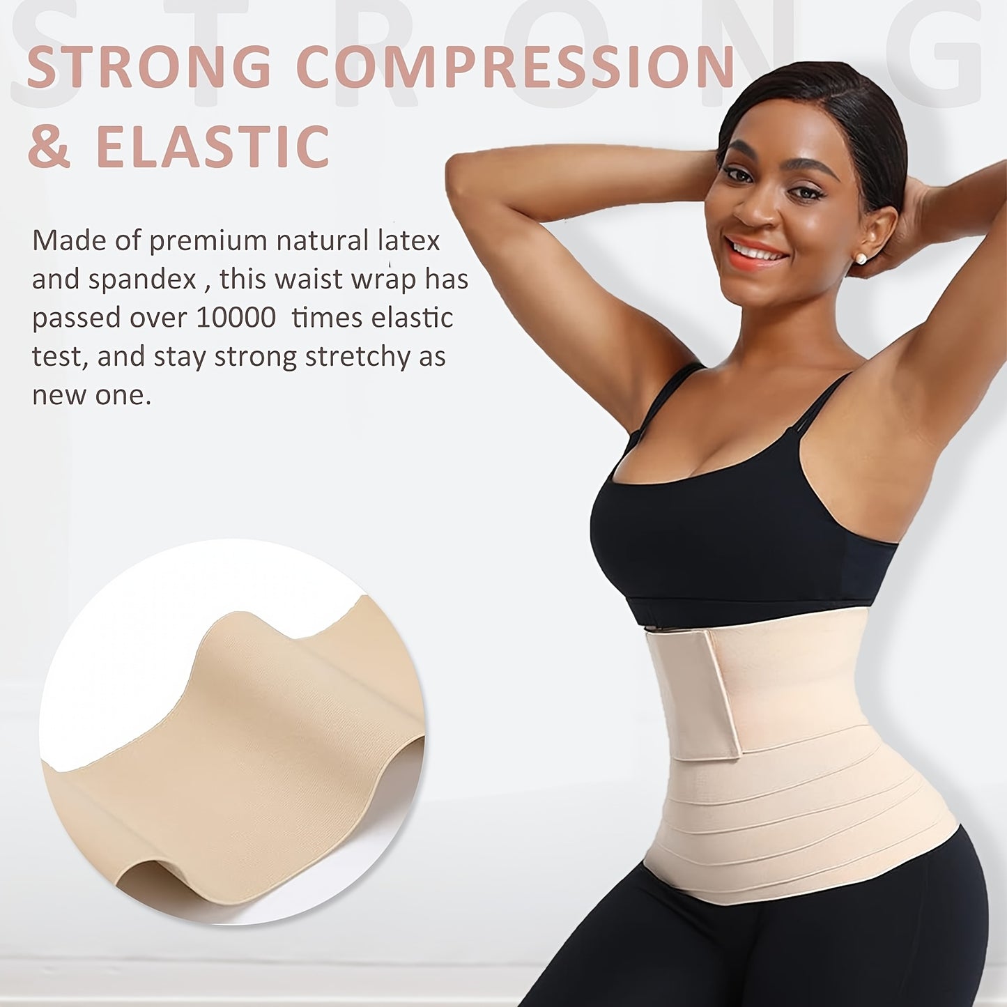Women Waist Trainer Bandage Wrap Sauna Belt Long Torso Tummy Wraps Belly Body Shaper Waist Trimmer Belt