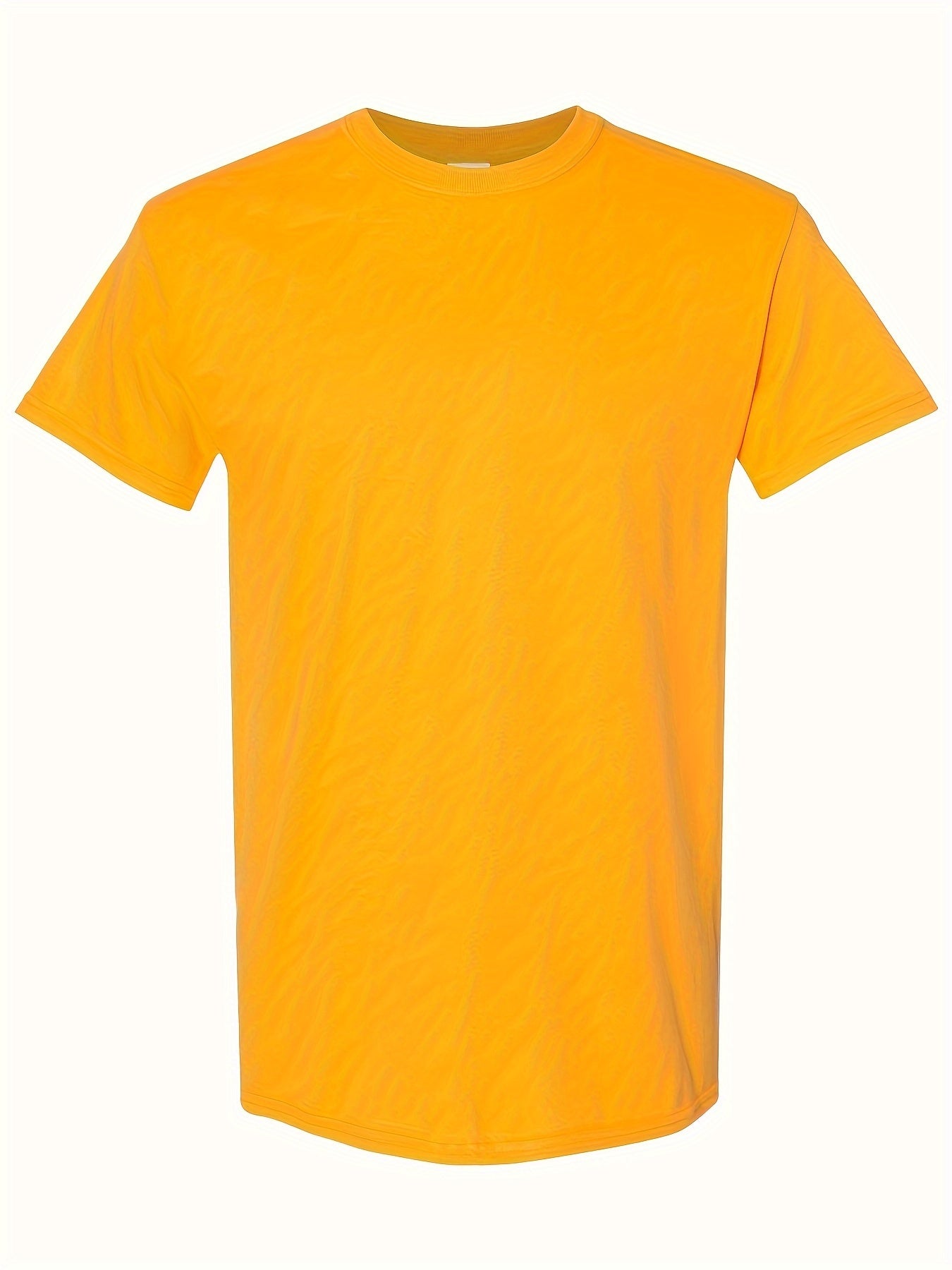5pcs Men'S Fashion Sports T-Shirt, Summer Casual Stretch Crew Neck T-Shirt