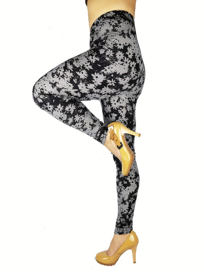 Fashion Printed Leggings For Women No See Through High Stretch Super Soft Leggings Regular