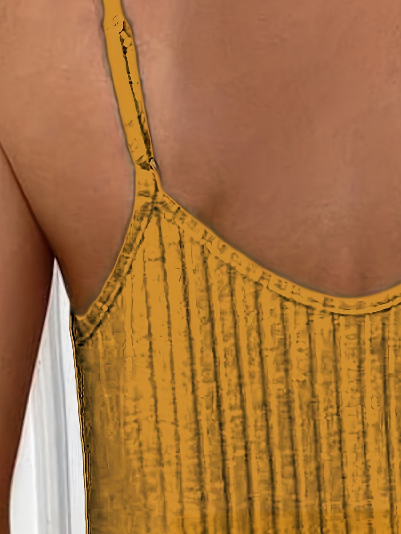 Women's Versatile Ribbed Solid Color Vest Top with Casual Shorts 2pcs Set