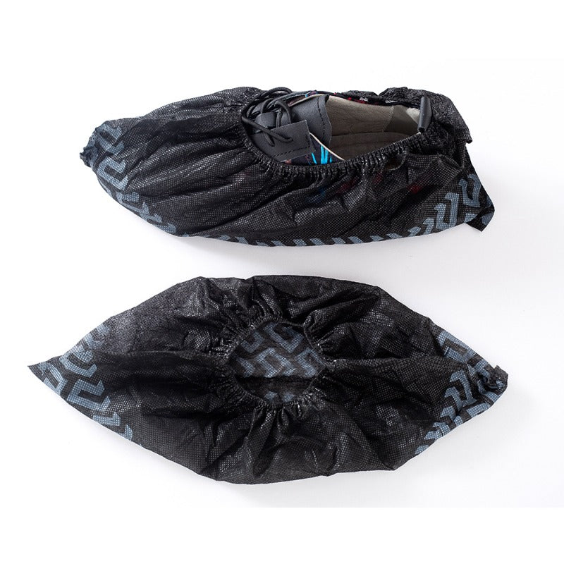 100pcs(50Pairs) Disposable Non- Shoe Covers, Durable Anti-Skid Disposable Shoe Covers, Textured Slip Resistant Sole, Heavy Duty Nonwoven Foot Cover for Carpet Protection, Construction, Pet House