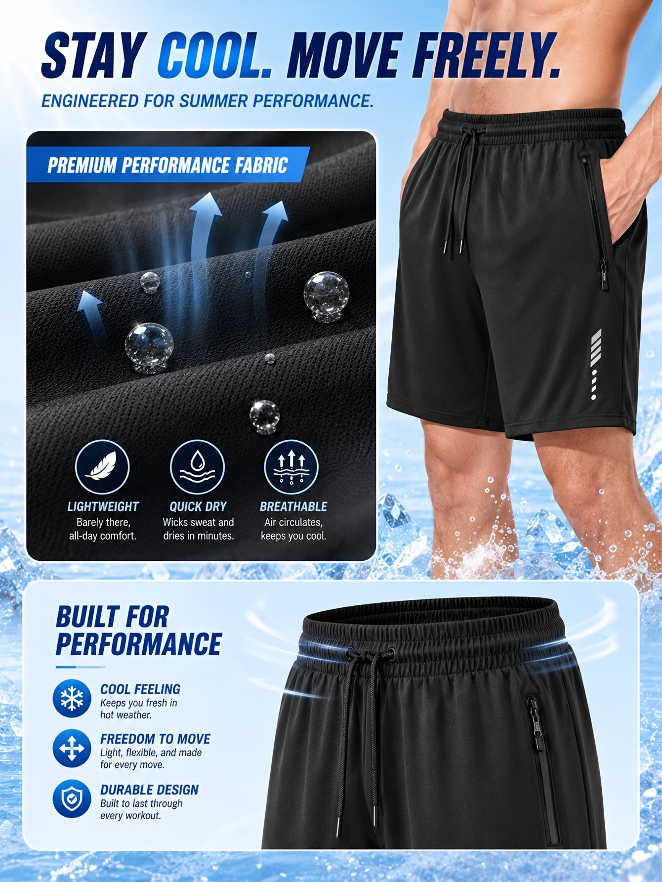Men's 5pcs mixed colors (classic style) Shorts - product view 14