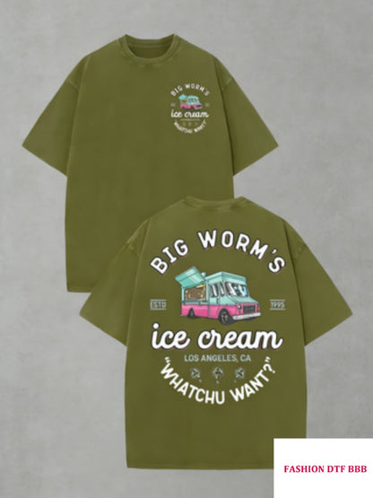 Men's Graphic T-Shirt - Crew Neck Short Sleeve Travel Style 655141