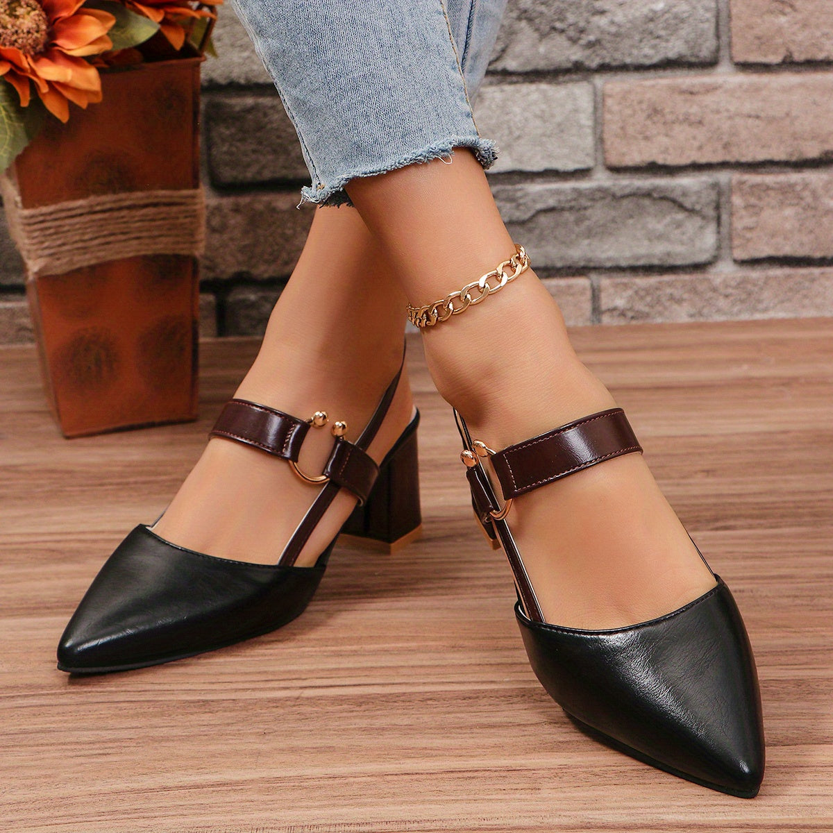 Women's Brown Dress - product view 9