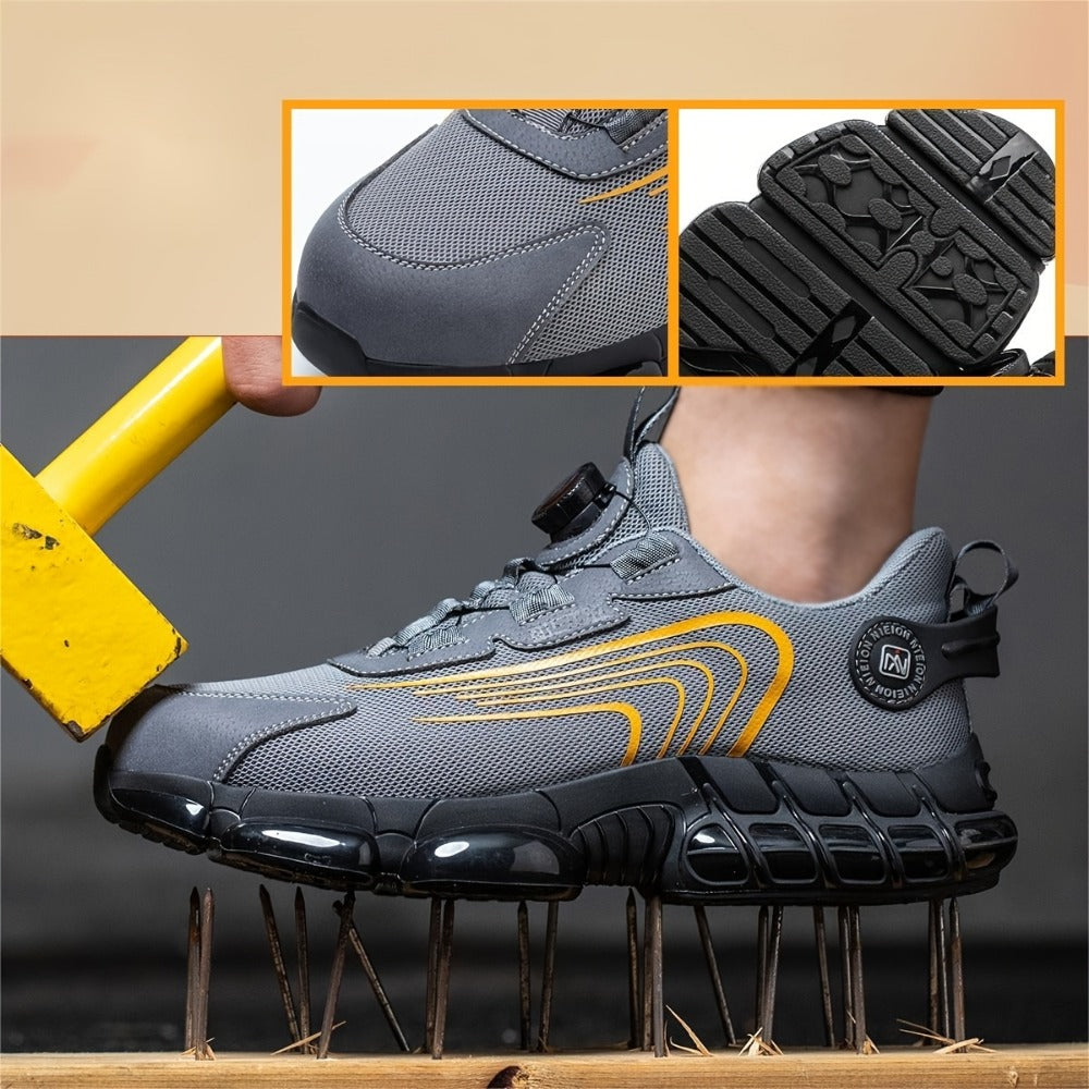 Unisex Work & Safety Shoes - Steel Toe Protection & Puncture Resistant
