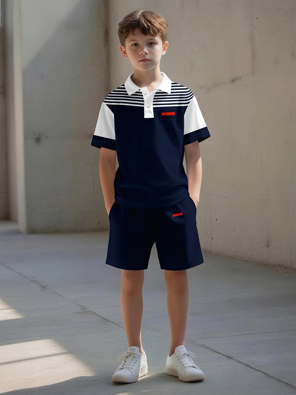 Boys' Striped Outfit Set - Everyday Style