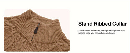 Men's Versatile Zip-Up Cardigan