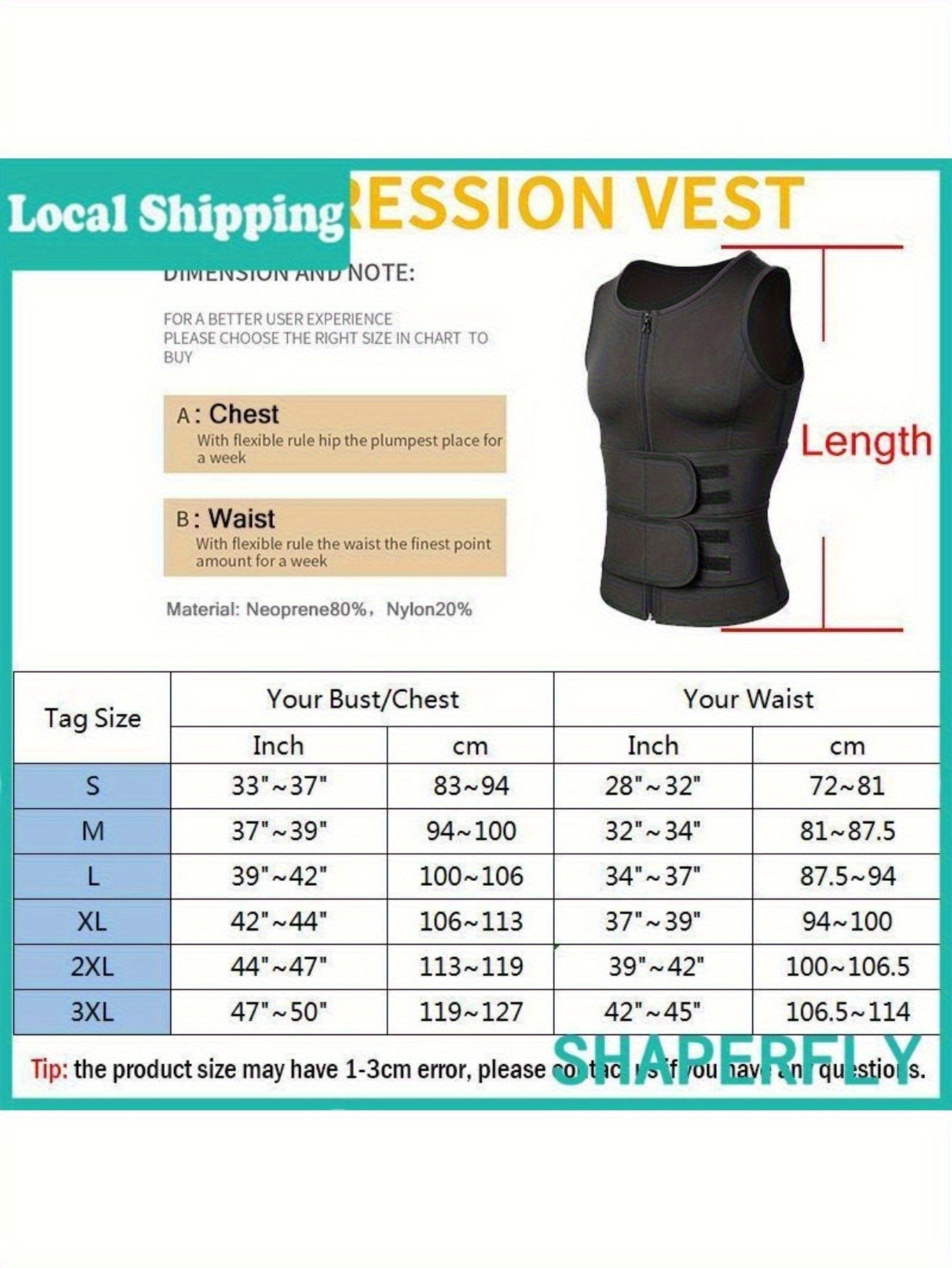 Men Body Shaper Waist Trainer Sauna Suit Sweat Vest Underwear Workout Tank Tops Shirt