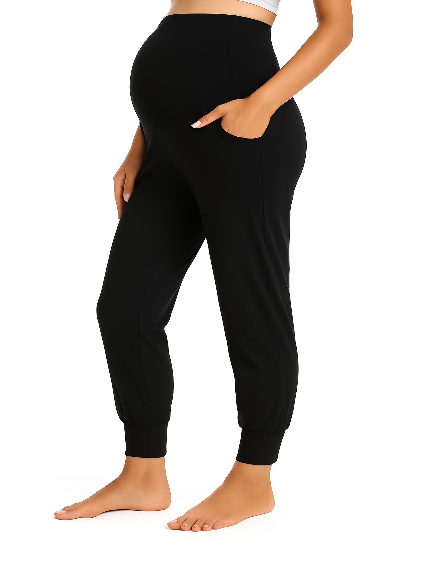 Maternity Women'S Casual Pants Stretchy Comfortable Lounge Pants