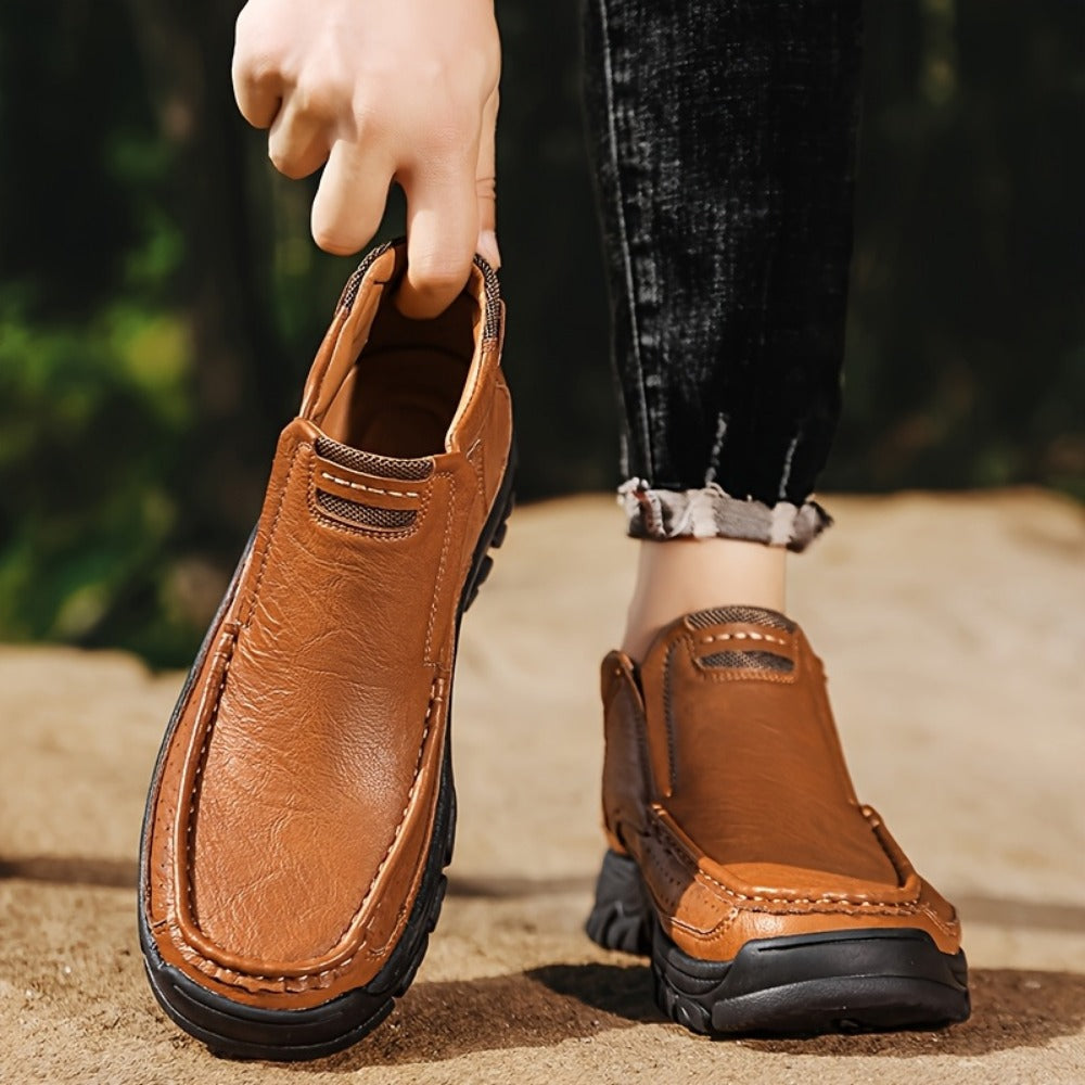Men's Walking Shoes - Breathable Comfort & Cushioned Support