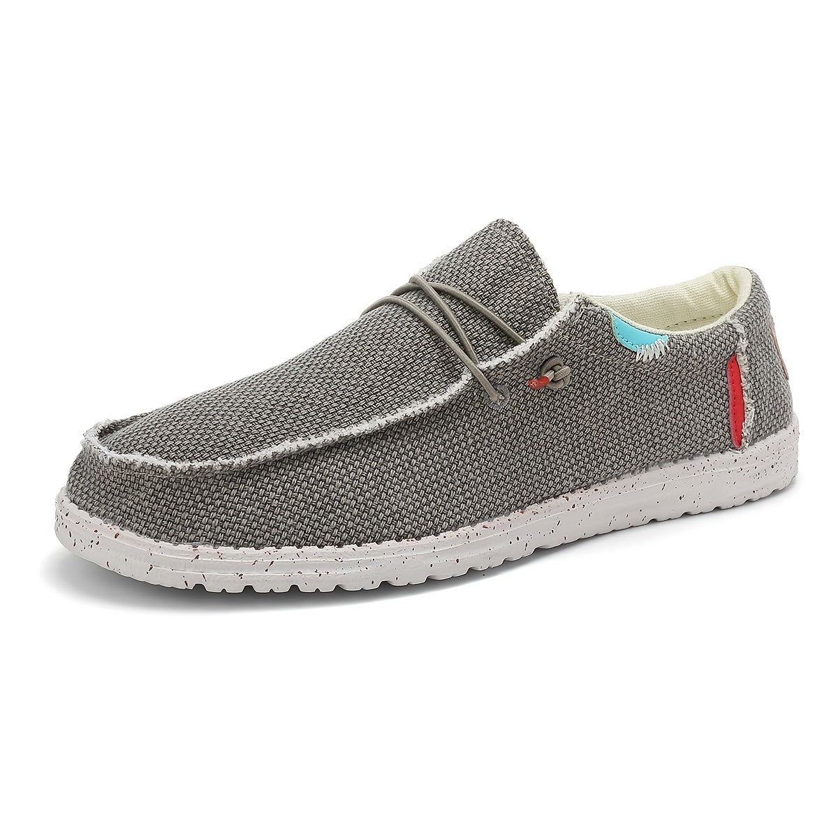 Men's Shoes 2025 New Spring and Autumn Casual Lightweight Thick-soled Canvas Shoes One-leg Couples Sports Soft-soled Loafers Driving Shoes Simple Women's Shoes