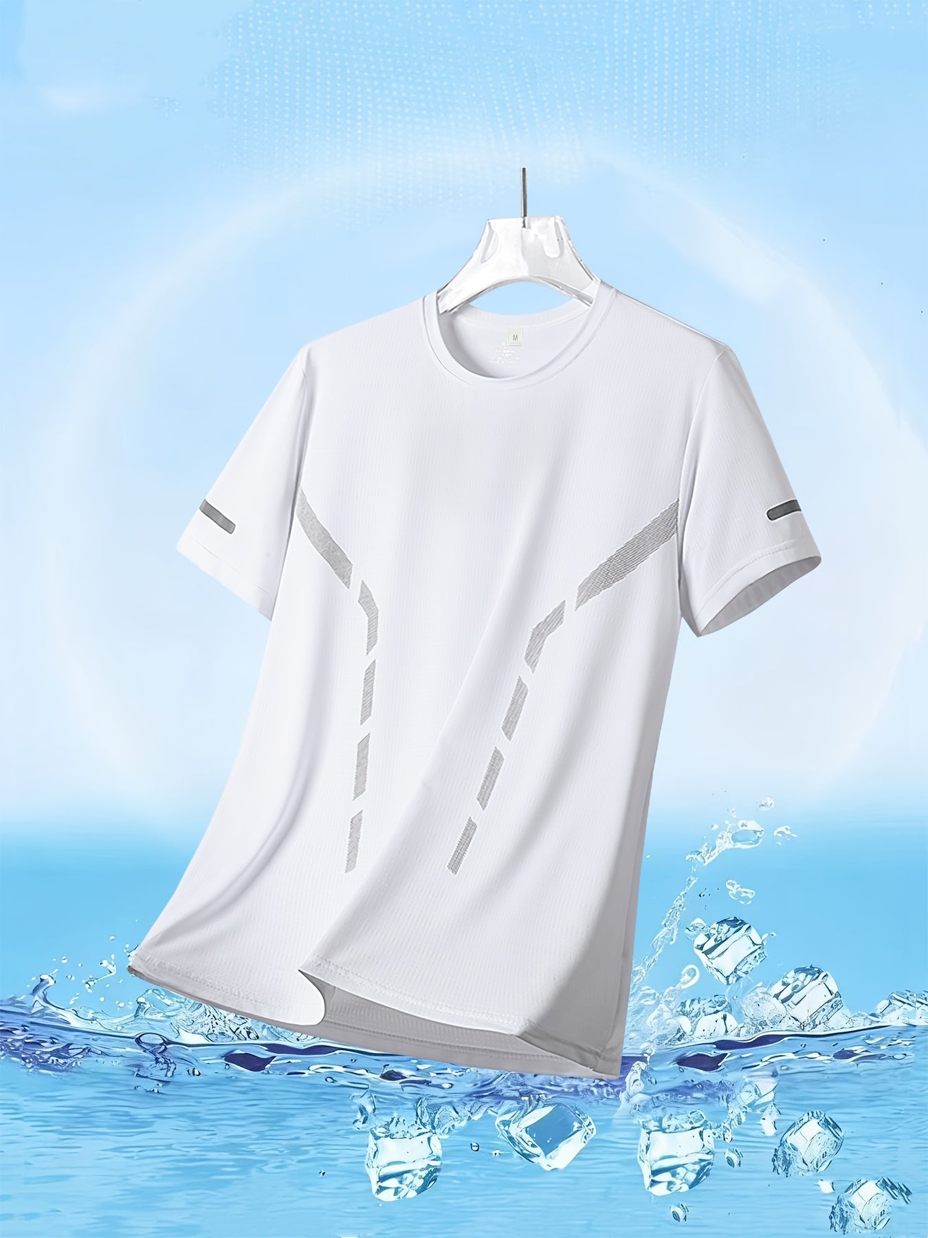 Men'S Quick-Dry Sports T-Shirt 4-Pack - Breathable Moisture-Wicking Round Neck Short Sleeve Top, High Elasticity Cool And Comfortable Quick-Drying Fitness T-Shirt, Summer Casual Sports Breathable Outdoor Top