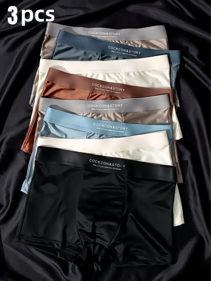 Men's 3PCS-Random Mixed Colors Knit Shorts - product view 4
