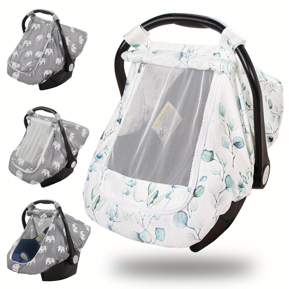 Baby Car Seat Cover - Breathable Beavtaens Covers Stretchy