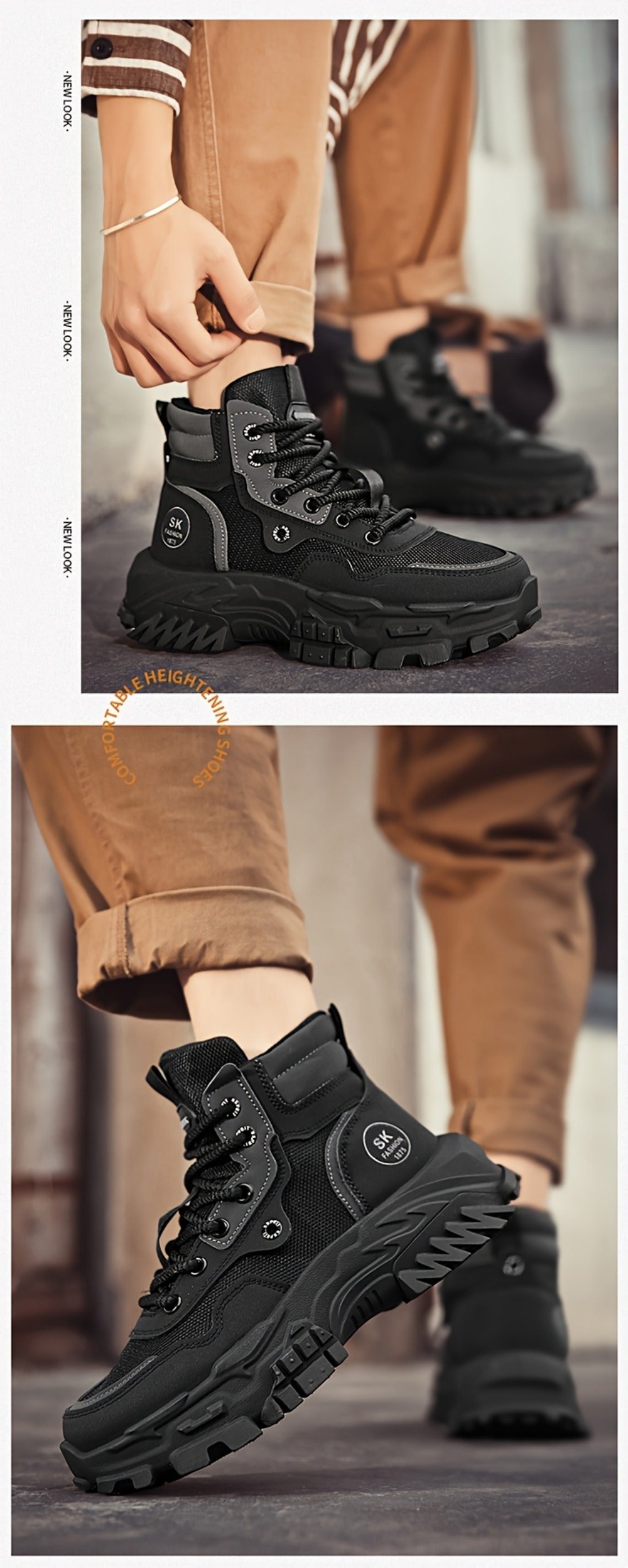 Men's Boots - Breathable Comfort