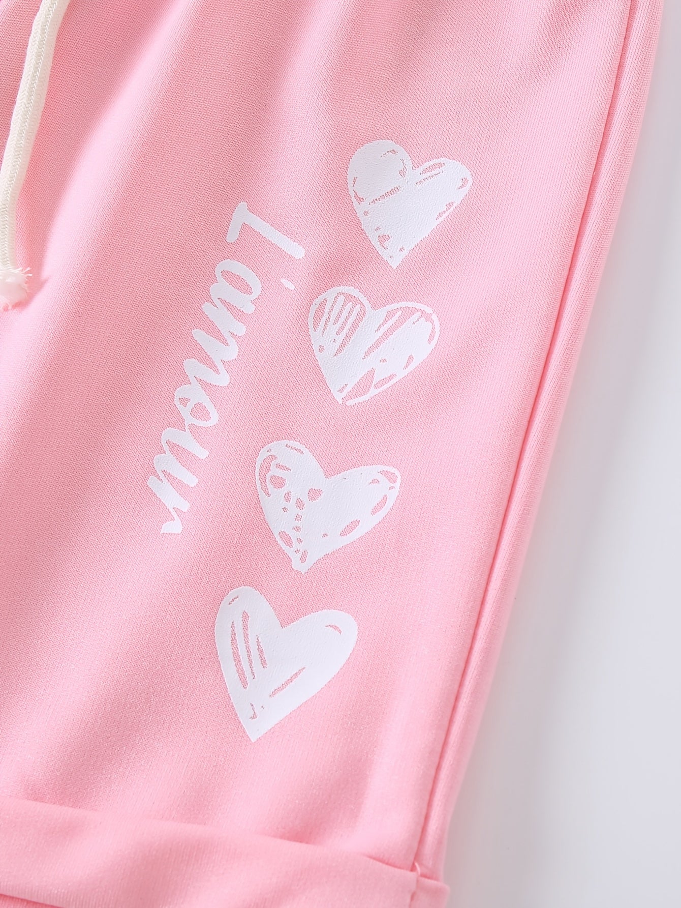 4pcs Girls' Summer Shorts with Heart Print & Bow Front - Non- Bow Tie Waistband, Machine Washable Casual Shorts Suitable for, Playdates, Casual Attire - Spring/Summer Outfits for to, Perfect for Outdoor