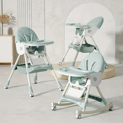 Convertible Baby High Chair - Adjustable Dining Rocker