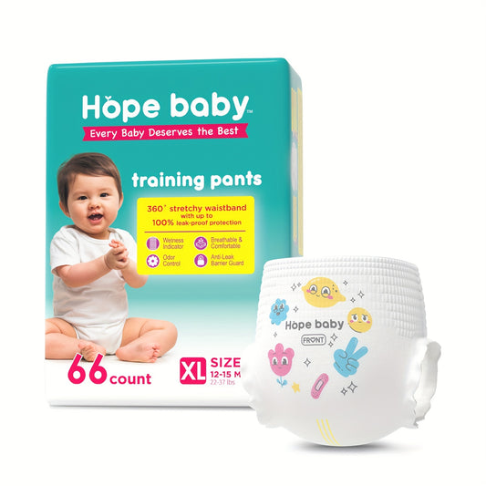 HOPE BABY Pull Ups, 68/66/64 Pcs Premium Training Underwear, Baby Diapers Toddler Potty Training Pants, Hypoallergenic With Skin, Size L-XXXL
