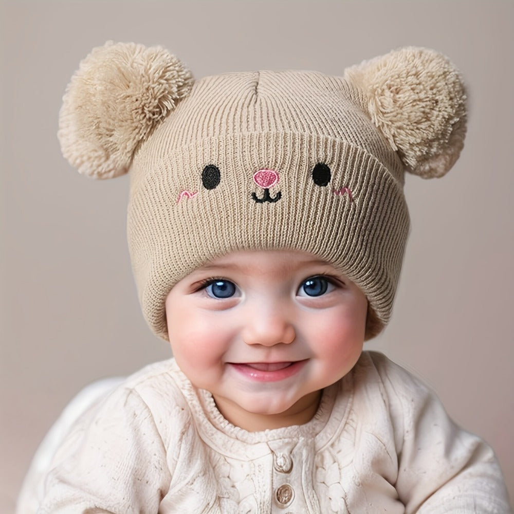 Kids' Cute Print Beanie - 3-Piece Pack