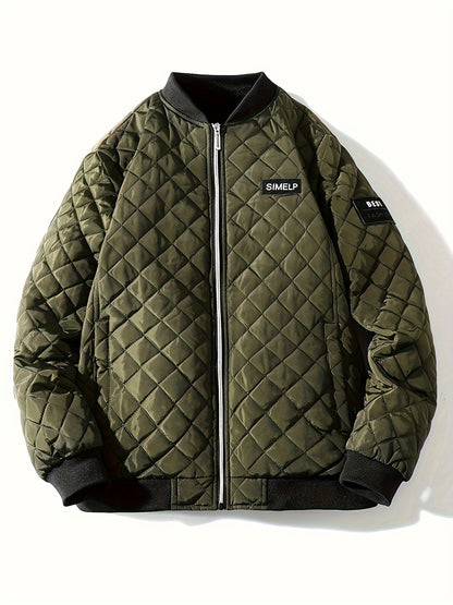 2025 Casual Men Graphic Printed Zipper Pockets Spring Autumn Rave Jacket for Traveling Back to School Casual Jacket, Suitable for Autumn AND Winter Valentine's Day Gifts
