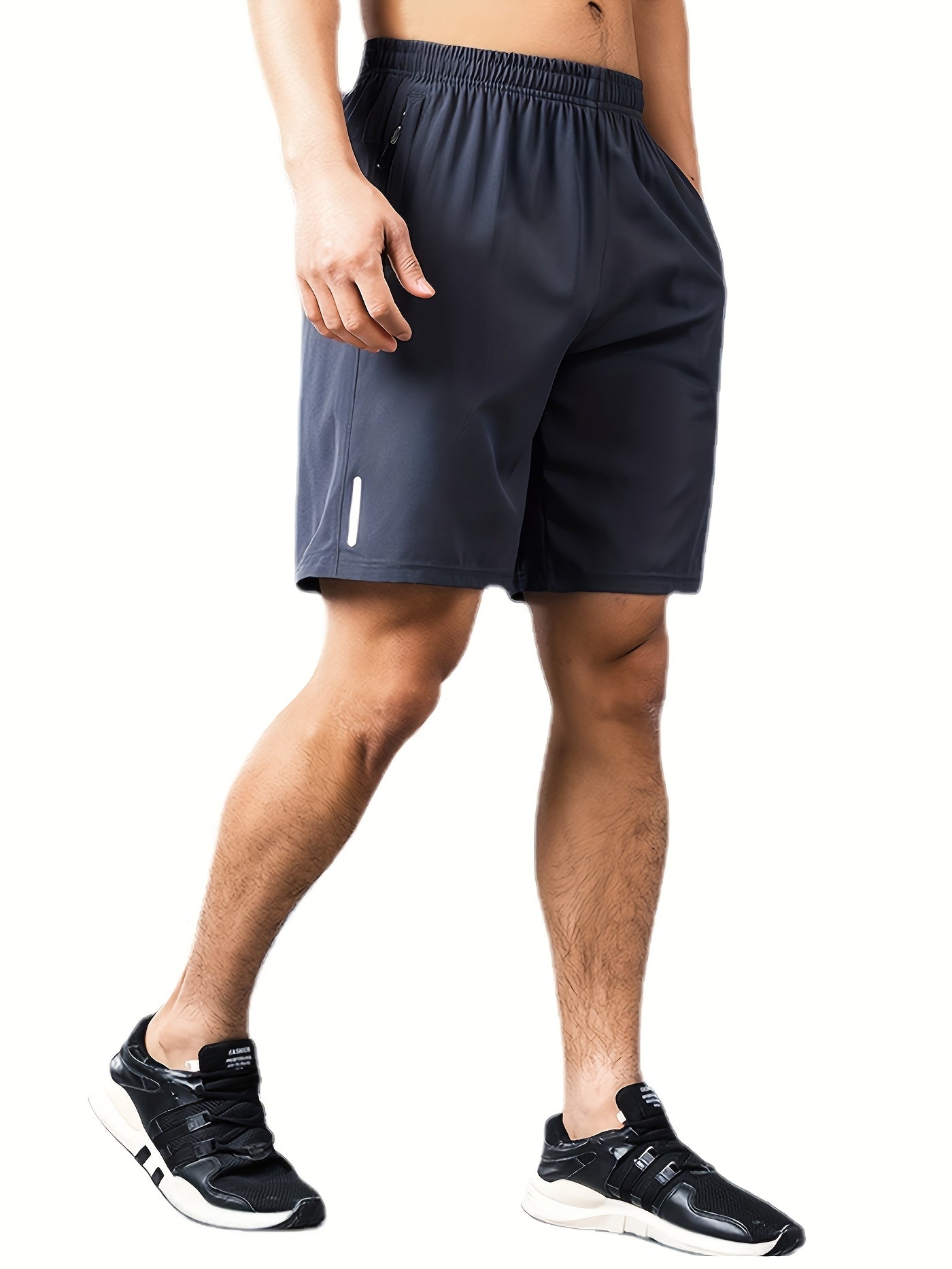Men's 6pcs Athletic Shorts, Lightweight Quick-Dry Fitness Running Elastic Waistband Shorts with Pockets