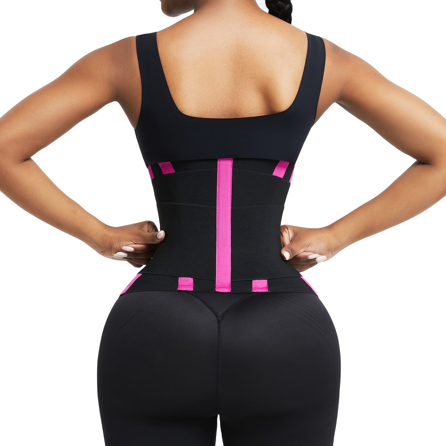 MT200421 Plus Size Women'S Waist Trainer Available in Four Colors, Featuring Five Extra-Large Steel Bones for Shaping