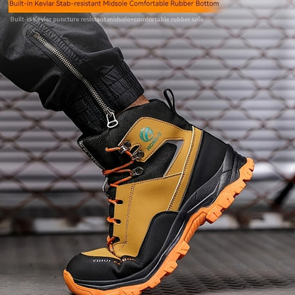 Men's Work & Safety Boots - Puncture Resistant & Non-Slip Sole
