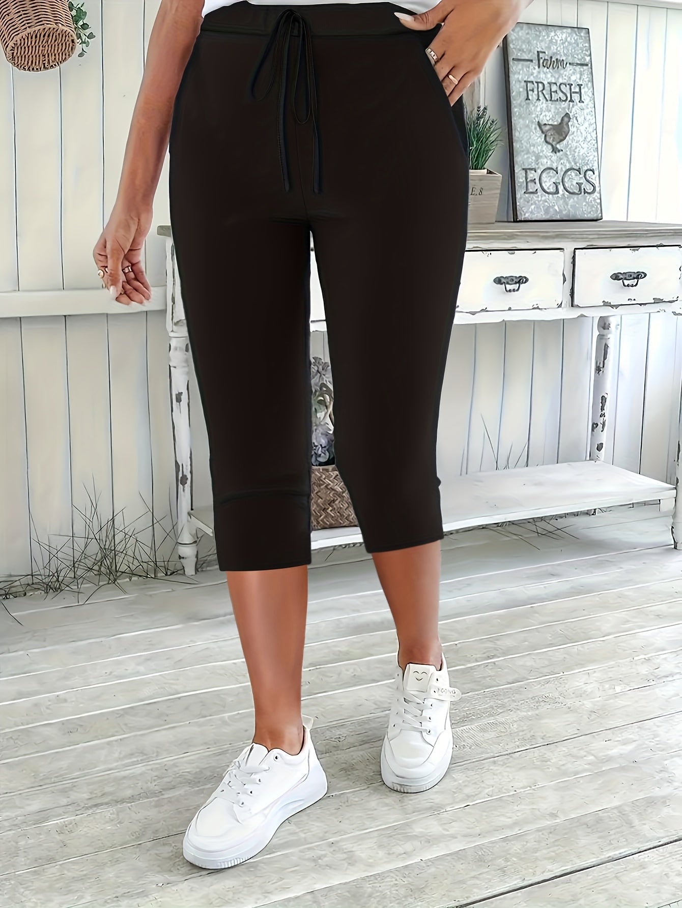 Women's Black Pants - product view 4
