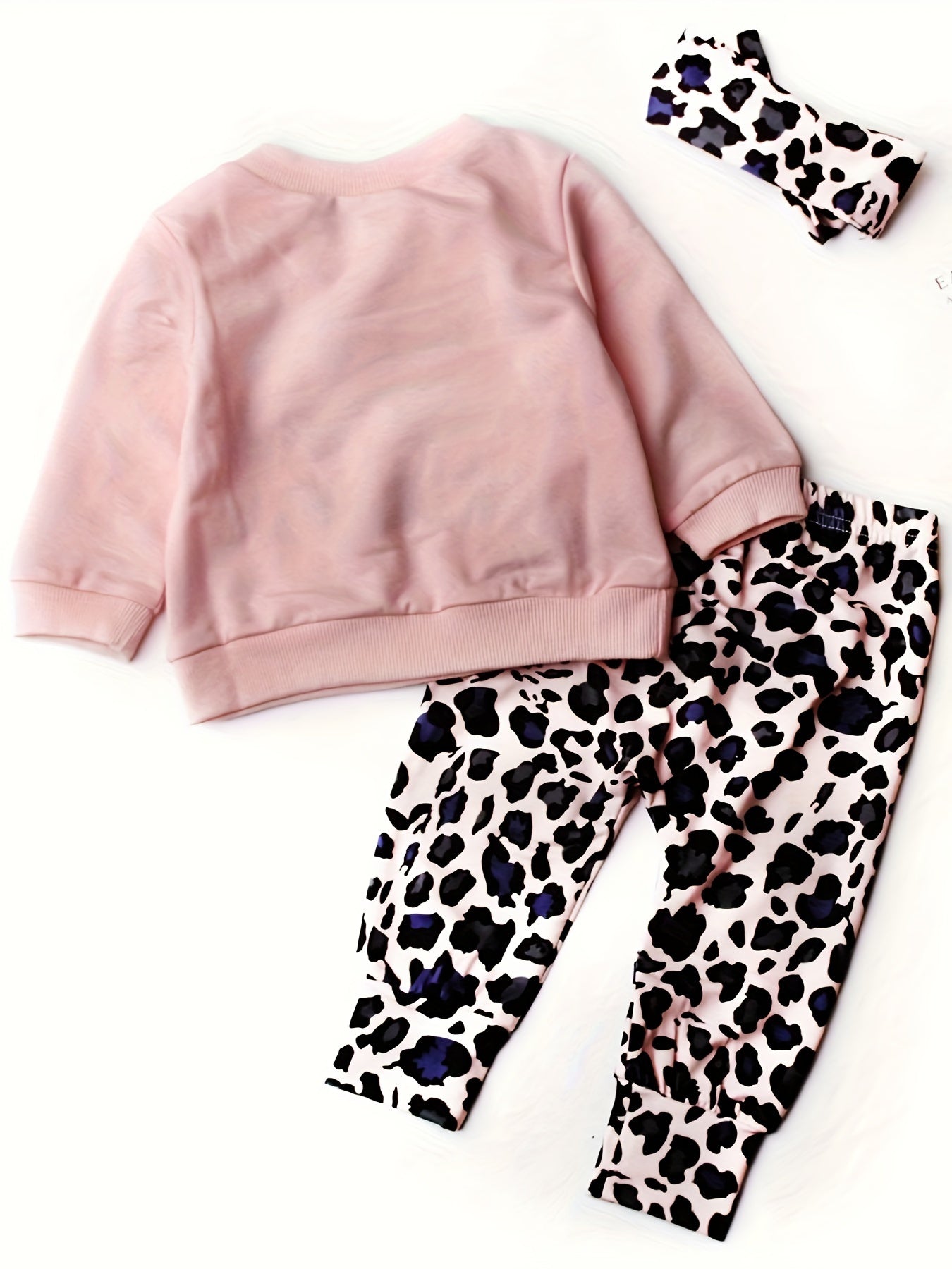 MinKidFashion Baby Girls 3pcs T Shirt Pants Headband Clothing, Perfect for Outdoor