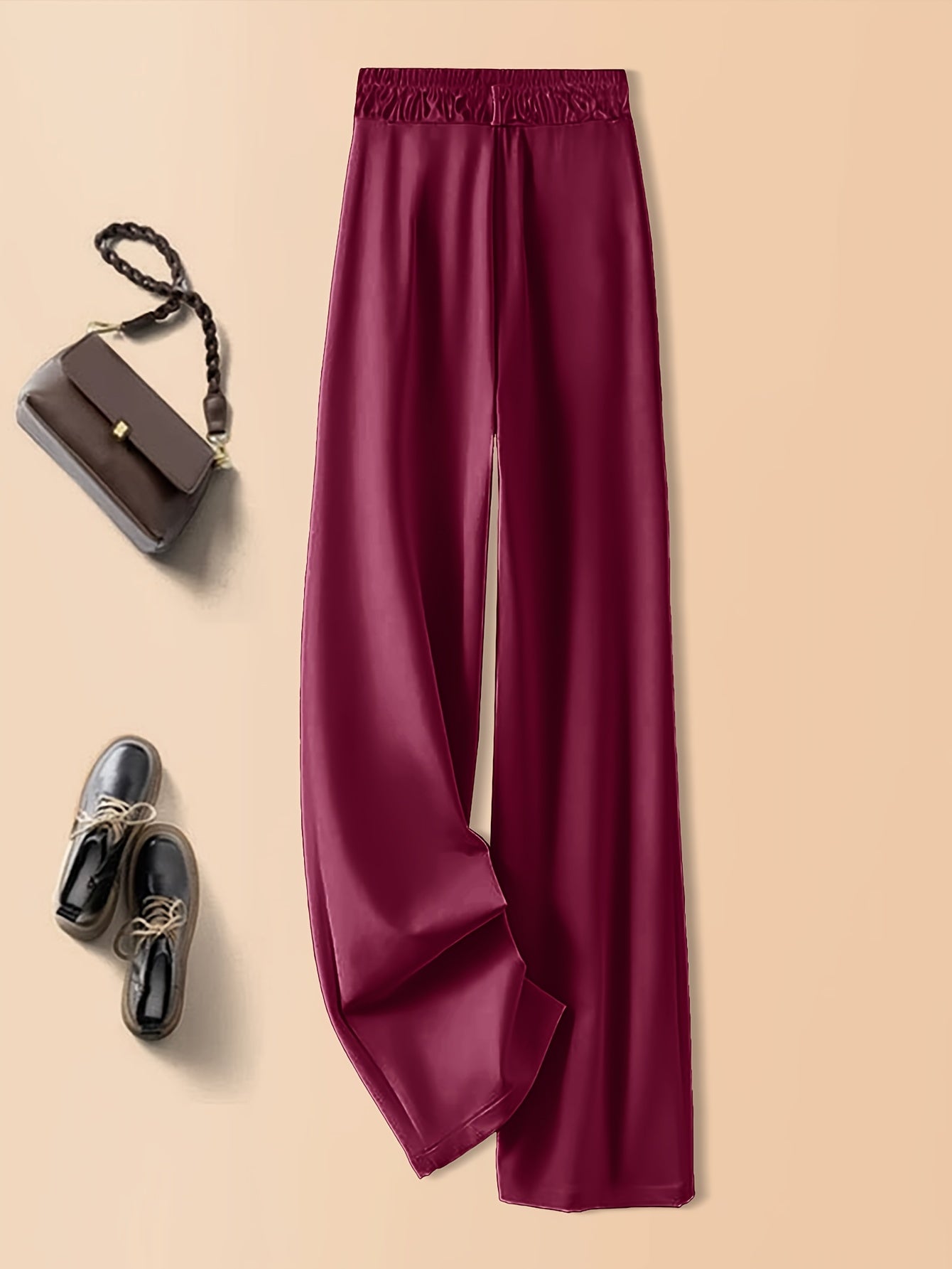 Women'S Elegant Casual Formal Solid Color Long Sleeve Pants Suit