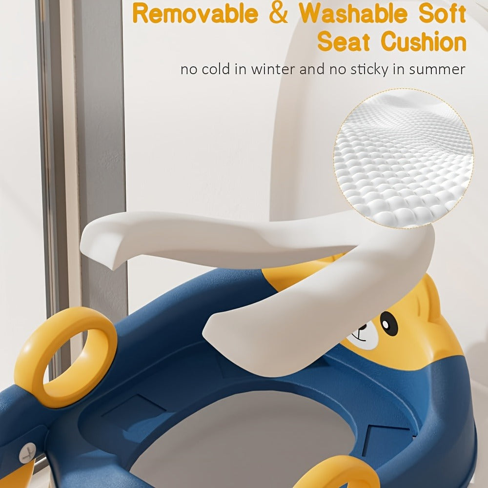 Potty Training Seat - Soft Toilet Steps Splash