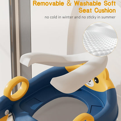 Potty Training Seat - Soft Toilet Steps Splash